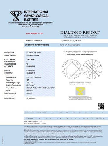 Natürlicher diamant brillant - natürlicher,