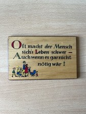 Vintage Holzschild / Spruchtafel – Humorvolle Wanddeko
