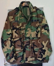 ?? US Army M65 Jacke Cold Weather M81 Woodland "GOLDEN MFG" LARGE sehr schön?