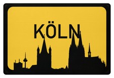 Köln Fußmatte Ortsschild  - Fußmatte