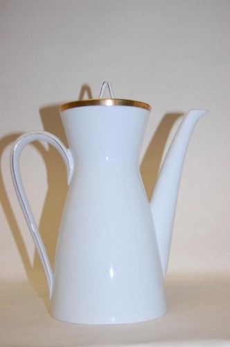 Kaffeekanne form 2000 goldrand - kaffeekanne,