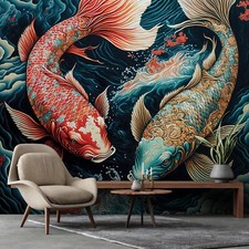 Fototapete Fische Japanisch