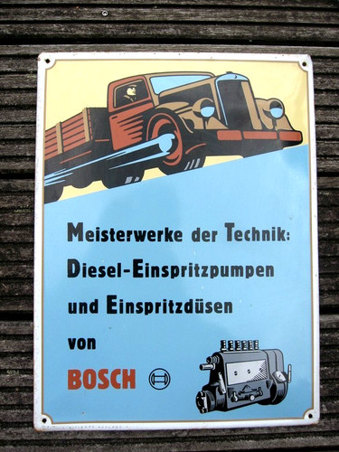 Werkstattschild von bosch - werkstattschild,