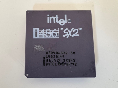 Vintage intel 486 sx2 - sx2, 2x25