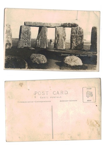 Alte postkarte stonehenge - alte,