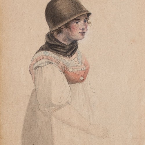 Frauenporträt frau tracht - frauenporträt,
