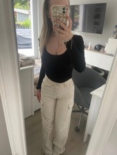 Beige Cargohose