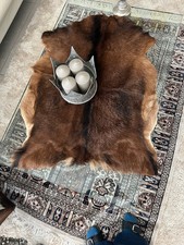 Echtes Ziegenfell Natur 99 cm x 60 cm