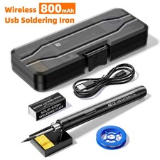 Mini Kabellos Akku Lötkolben Set,Temperaturanpassungseinstellungen mit USB-Kabel