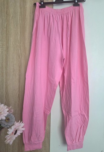 Pinke baumwoll schlafanzughose - pinke,