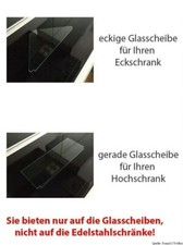 GLASSCHEIBEN EINLEGEBÖDEN GLAS FÜR IHREN METALKRIS EDELSTAHL BAD SPIEGELSCHRANK
