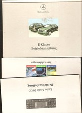 bedienungsanleitung Betriebsanleitung MERCEDES BENZ  E Klasse Bj 1999 (3 Bücher