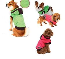 Hunde Regen Mantel Leicht gefüttert Schneejacke Parka Apfelgrün Rosa Wedel shop 