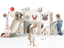 Kinderrutsche Gartenrutsche Rutsche 11 in 1 für 1-3 Jahre Babyrutsche Spielzeug