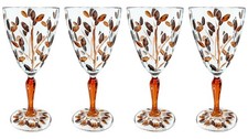 Set Mit Vier 4 Murano Wein