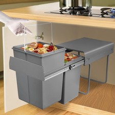 Einbaumülleimer Mülleimer Mülltrennsystem Abfalleimer Müllsystem ausziehbar 40L