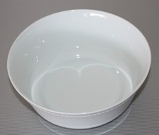 Fürstenberg Schloss Corvay Perlrand, weiß Servierschüssel Dm 21,5 cm