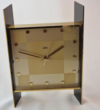 Uhr retro Messing Tischuhr