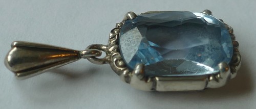Jugendstil anhänger blauer - anhänger,