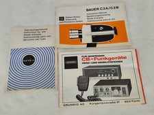 Grundig CB-Funkgeräte, Bosch Bauer C2A/C2B und Sonalux Gebrauchsanleitung