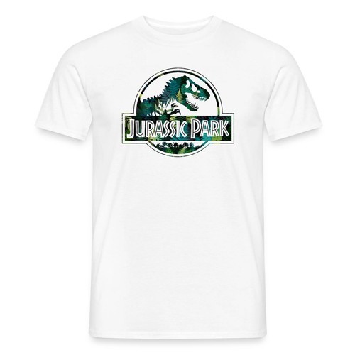 Jurassic park logo mit rex - jurassic,
