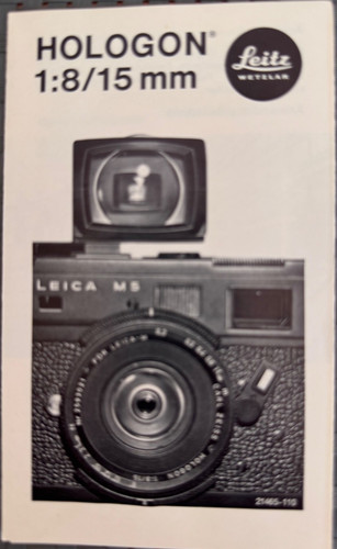 A1343 leitz leica hologon - leica,