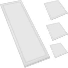 LED-Panel Deckenpanel Ultraflach Leuchtpanel Warmweiß Flächenbeleuchtung Licht
