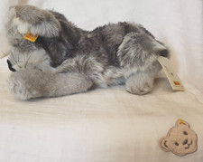 Steiff 069239 - Jungwolf 32cm Webpelz grau Kuscheltraum KFS mEtikett wNEU