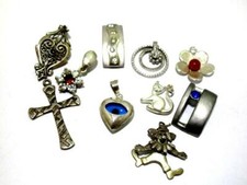 10 x Silberanhänger "Esprit