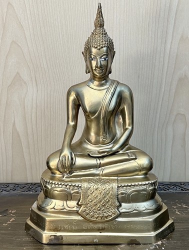 Thai buddha bronze messing - thai, bronze/messing