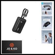 Zolo Power Bank, 10,000 mAh 35 W Max. Portable Fast Charger with Two Integrat...