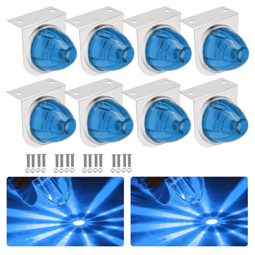 8stk led wassermelone leuchten - 8stk,
