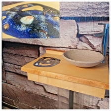 Ahorn Epoxidharz Massivholz