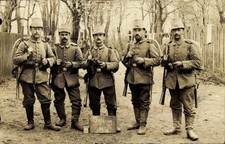 Foto Ak Deutsche Soldaten in Uniform, Feldzug 1914-1915 - 11314748