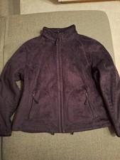 Jack Wolfskin Damen Teddy Fleecejacke Lila Größe XXL Getragen