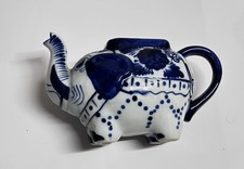 Porzellan Teekanne Elefant