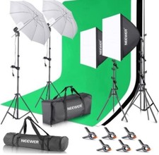Fotostudio Set mit Hintergrund Fotografie: 8,5ftx10ft Hintergr W24-FI3962