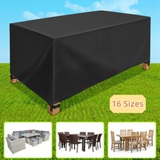 GartentischAbdeckung Schutzhülle Gartenmöbel Abdeckplane Garnitur Wasserdicht UV