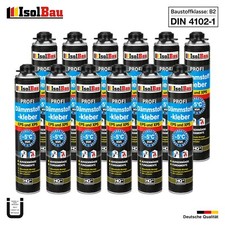 Dämmstoffkleber B2 PU-Klebeschaum Dämmplatten 12 x 750ml Perimeterkleber EPS XPS