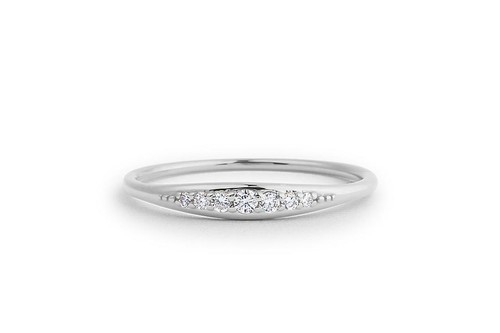Cornelia diamond gold ring - cornelia, 7