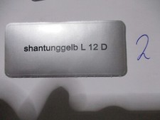 Aufkleber VW käfer Bus Typ 3 4 T2 karmann golf  Farbcode shantunggelb L 12D Nr.2