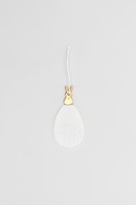 Porzellananhänger Ei