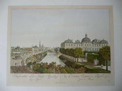 Guckkastenbild lustschloß - guckkastenbild, "lustschloß