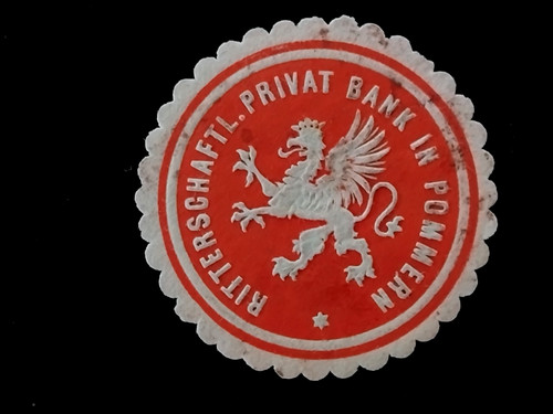 Siegelmarke ritterschaftl - siegelmarke,