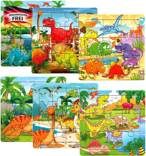 Kinderpuzzle dino jahren - 3,