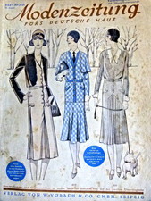 altes Modeheft Modenzeitung