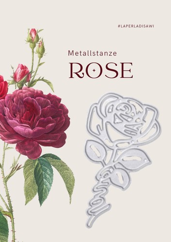 Prägeschablone rose - 🌹,