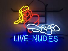 Live Nudes Dame 19"x15" Neon