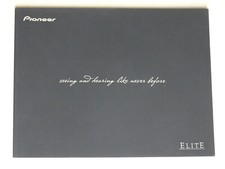 PIONEER ELITE FALL 2008 Original Catalog PRO-151FD, PRO-FPJ1, SC-09TX, PD-D9-J