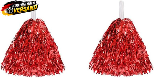 Cheerleader pompons rot - cheerleader,